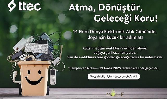 ttec Dünya Elektronik Atık Günü'nde başlattığı e-atık kampanyasını başarıyla tamamladı