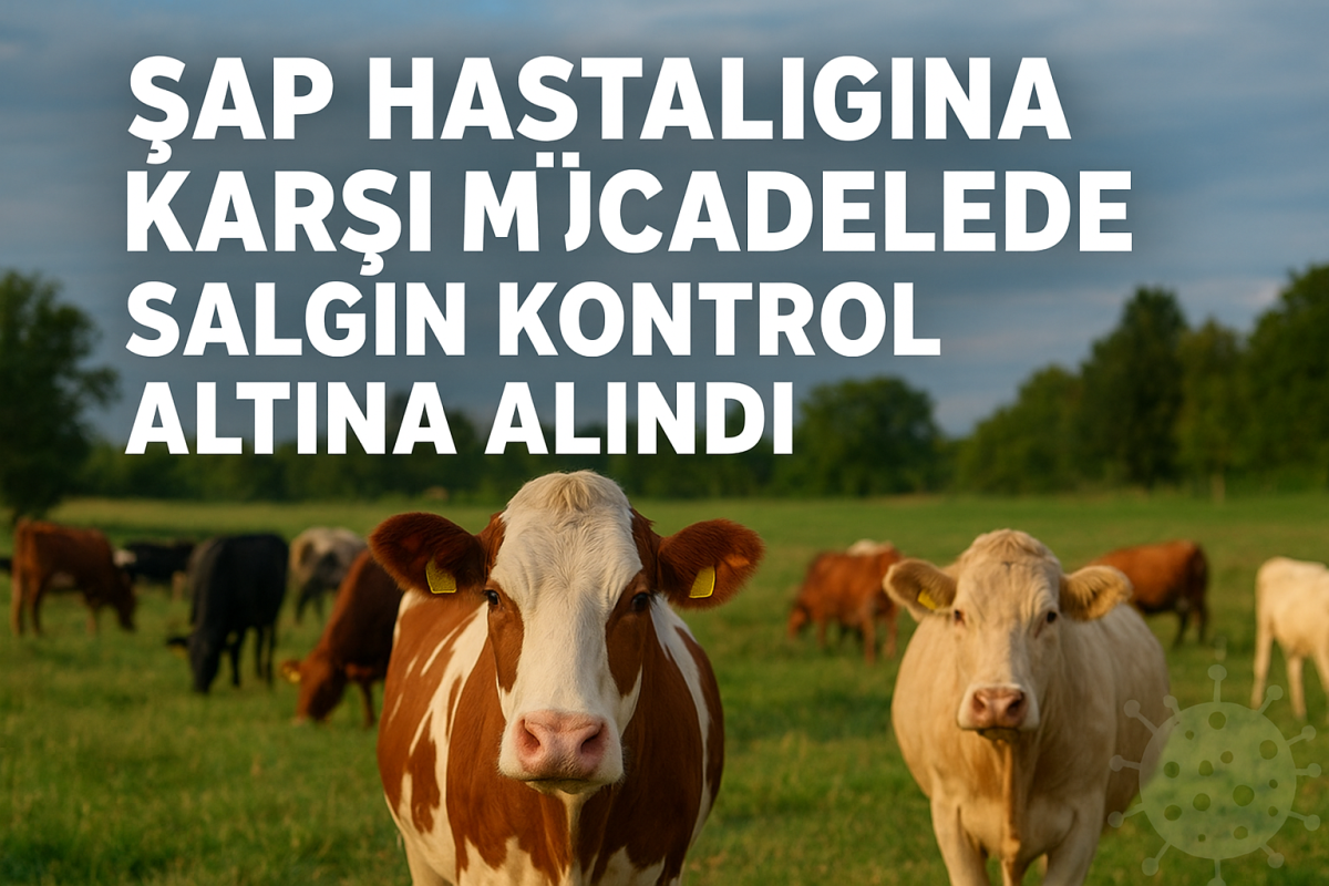 Şap Hastalığına Karşı Mücadelede Salgın Kontrol Altına Alındı!