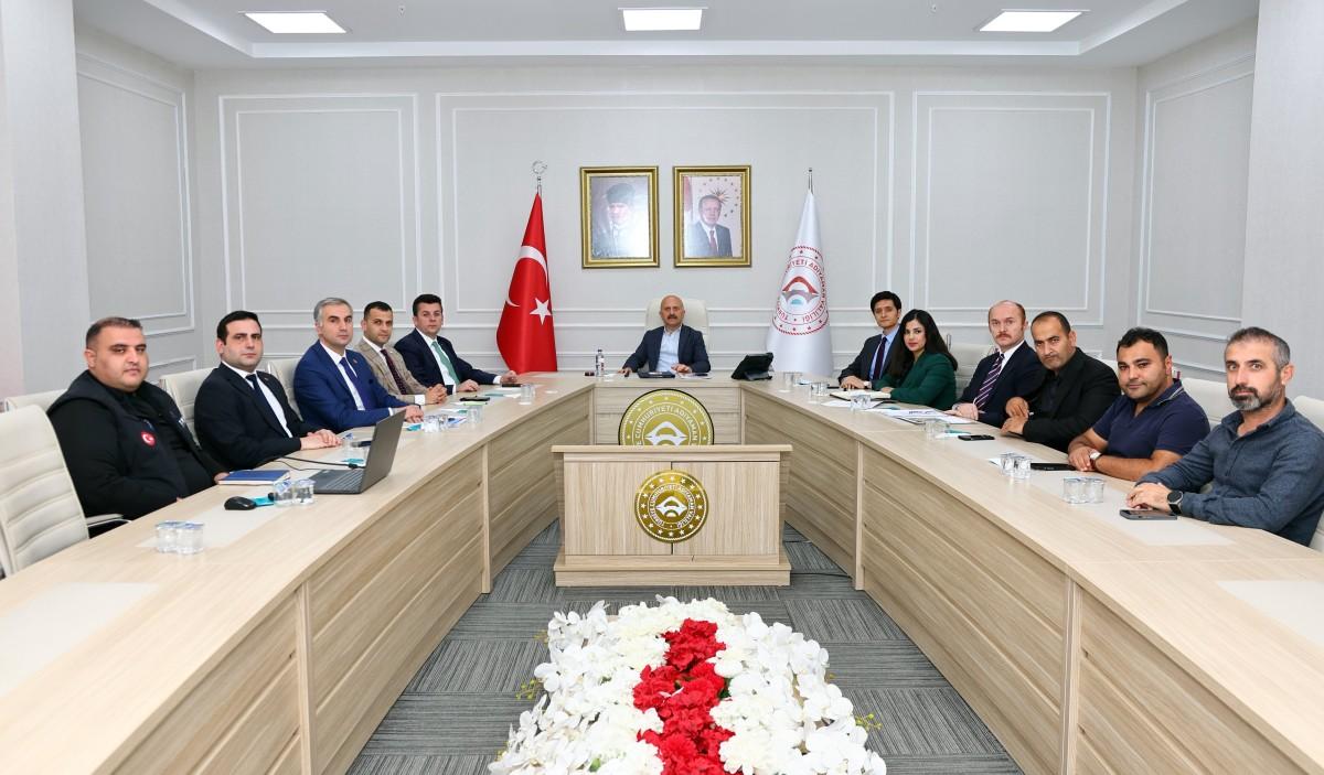 Adıyaman’da kalıcı deprem konutları ve altyapı çalışmaları masaya yatırıldı