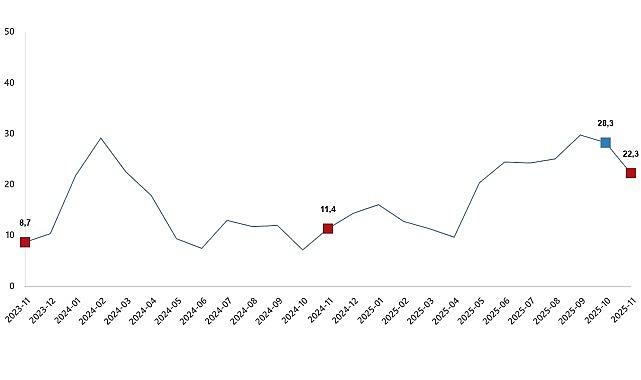 İnşaat Üretim Endeksi, Kasım 2025