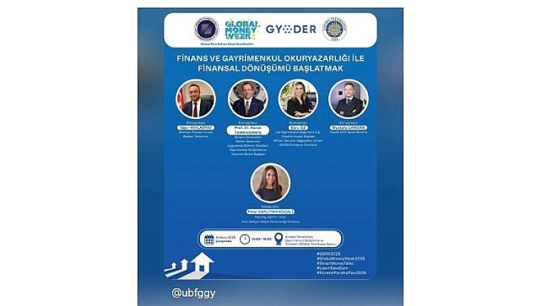 Küresel Para Haftası Kapsamında Ankara Üniversitesi'nde Finans ve Gayrimenkul Okuryazarlığı Ele Alındı