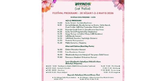 27. Uluslararası Bayındır Çiçek Festivali'nin Programı Belli Oldu