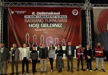 6. Geleneksel 29 Ekim Cumhuriyet Kupası Satranç Turnuvası Düzenlendi