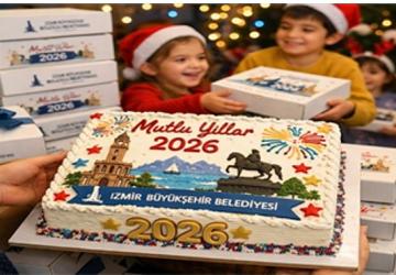 Yeni yıl pastaları bu yıl da Büyükşehir'den