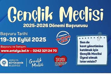 Büyükşehir Gençlik Meclisine başvurular başladı