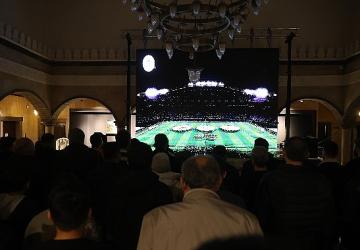 Nevşehirli Sporseverler Süper Kupa Finalini Dev Ekranda Seyretti