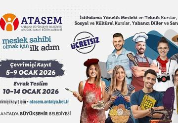 ATASEM'de ikinci dönem kayıtları başlıyor