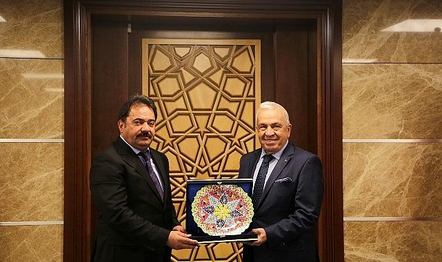 Başkan Şadi Özdemir'den Emniyet Müdürü Gökce'ye hayırlı olsun ziyareti