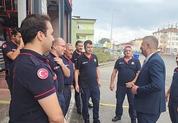 Başkan Sezer Kahraman İtfaiyecilerin Haftasını Kutladı