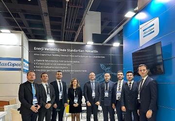 Atlas Copco Enerji Verimliliği Fuarı'nda Sanayide Verimli Büyümenin Yol Haritasını Paylaştı