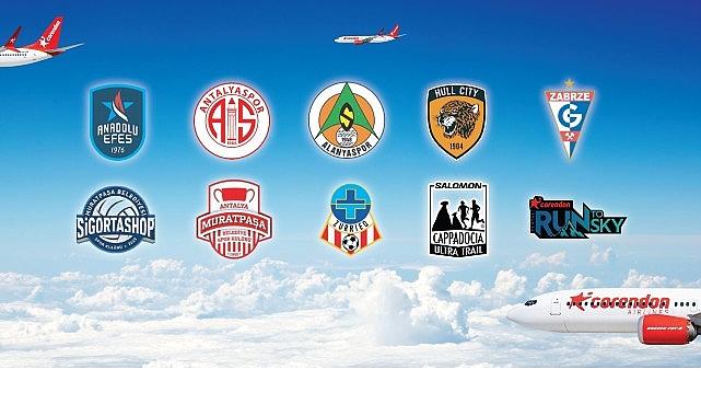 Corendon Airlines, Türkiye'de ve Avrupa'da çoklu sponsorluk iletişimi yaklaşımıyla spora güç vermeye devam ediyor