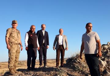 Adıyaman’da, tahliye edilen konteynerler toplanmaya başlandı