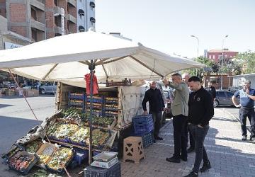 Nevşehir Zabıta Müdürlüğü'nden Kaldırım İşgali Denetimi