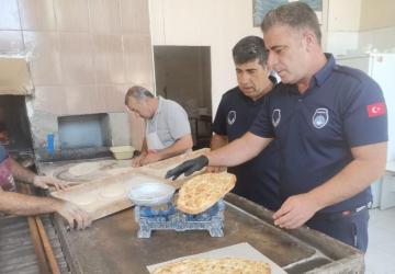 Kahta Belediyesi, fırınlarda denetim gerçekleştirdi