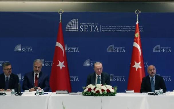 Türkevi’nde ABD’li Düşünce Kuruluşlarıyla Görüşme Gerçekleşti Türkevi’nde ABD’li Düşünce Kuruluşlarıyla Görüşme Gerçekleşti