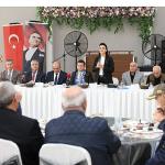 Başkan Aydın'a Ovaakça'da hizmet teşekkürü