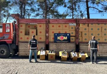 Adıyaman’da, 3 milyon bandrolsüz makaron ele geçirildi