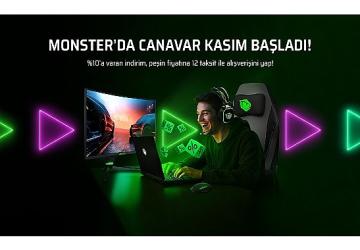 Kasım ayında Monster'dan canavar gibi indirim kampanyası