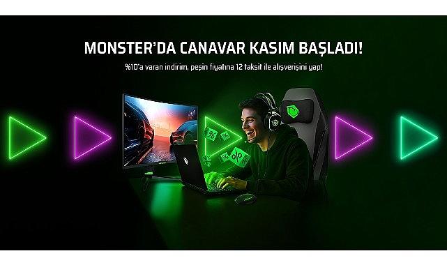 Kasım ayında Monster'dan canavar gibi indirim kampanyası