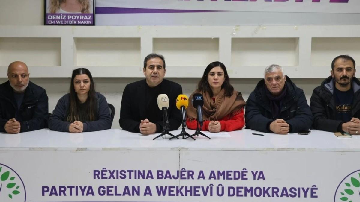 DEM Parti’nin ‘Öcalan’a Özgürlük’ mitingi hava koşulları nedeniyle ertelendi