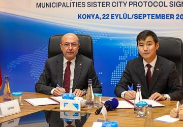 Selçuklu Belediyesi ile Moğolistan'ın Nalaikh Belediyesi Arasında Kardeş Belediye Protokolü İmzalandı
