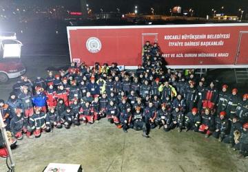 Kocaeli İtfaiyesi, 2025'te 13.562 vakaya müdahale etti