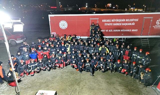 Kocaeli İtfaiyesi, 2025'te 13.562 vakaya müdahale etti