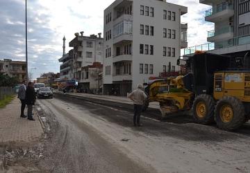 Büyükşehir'den Kestel yoluna bakım onarım