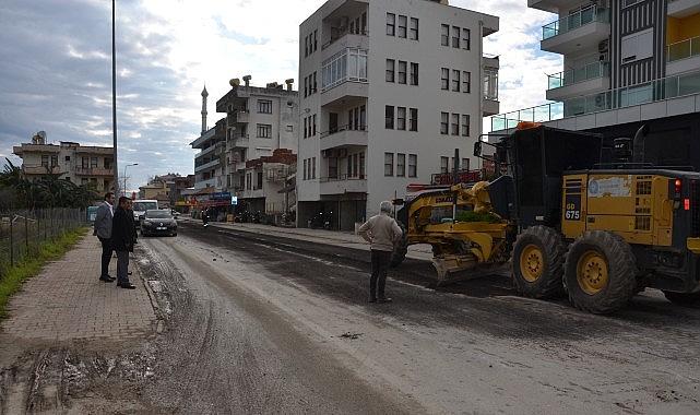 Büyükşehir'den Kestel yoluna bakım onarım