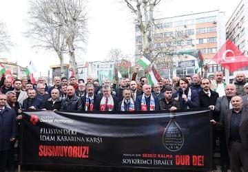 Başkan Büyükakın'dan Filistin'e destek