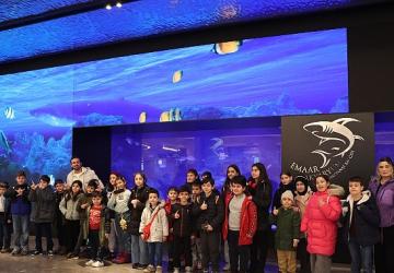 Maltepeli çocuklar yarıyıl tatilinde su altı dünyasını keşfetti