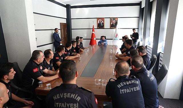 Başkanımız Rasim Arı, İtfaiye Personelini Kabul Etti