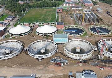 Lara Atıksu Arıtma Tesisi'nde çalışmalar hızla devam ediyor