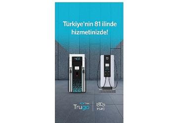 Eşarj ve Trugo roaming iş birliği 81 ilde hizmette