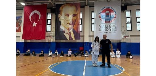 Maltepe belediyesi karate kursu tamamlandı