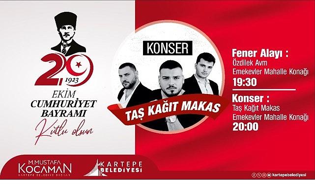 Kartepe'de Cumhuriyet Bayramı Coşkusu Kartepe'de Cumhuriyet Bayramı Coşkusu