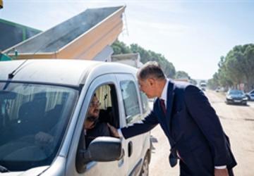 Aliağa'nın sanayi yoluna iki kilometrelik asfalt