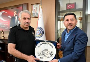 İl Emniyet Müdürü Serkan Karaman'a Hayırlı Olsun Ziyareti