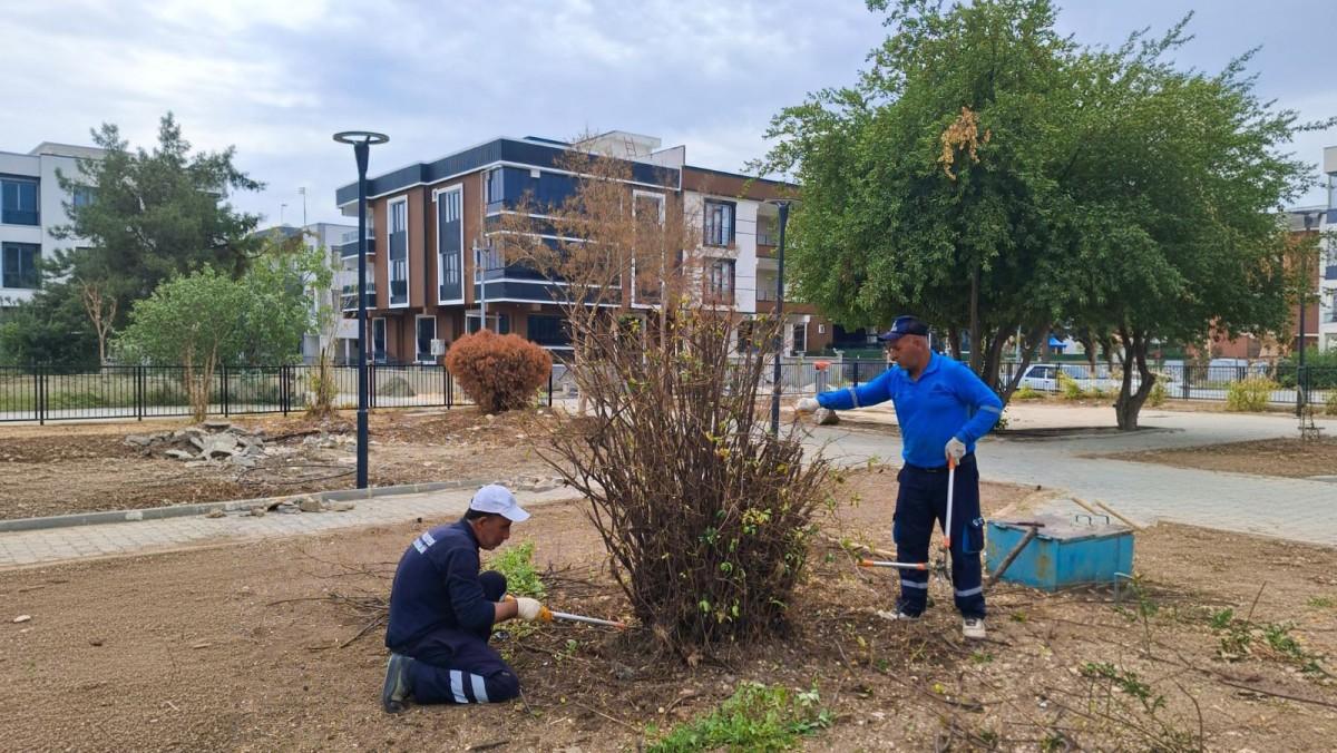 ‘Adıyaman Belediyesi’nden park ve yeşil alanlarda kışa hazırlık çalışmaları’