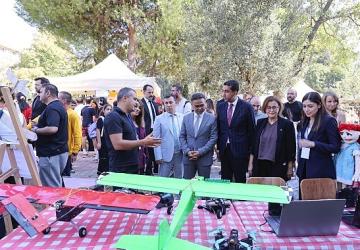 DEÜ'de “İkiz Dönüşümün İzinde Teknoloji ve Bilim Şenliği" coşkuyla başladı