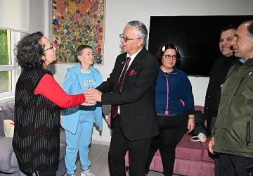 Başkan Topaloğlu engelli bireylerin yeni yılını kutladı