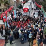 Kardeşlik Tırları Trabzon’dan Gazze’ye Yolculuğa Çıktı