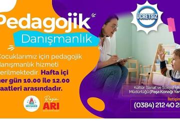 Nevşehir Belediyesi'nden Çocuklara Pedagojik Danışmanlık Hizmeti