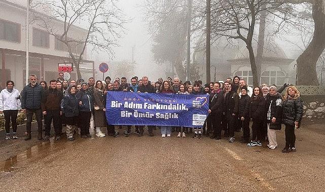 Nilüfer Belediyesi ve ONKODAY'dan kansere karşı farkındalık yürüyüşü