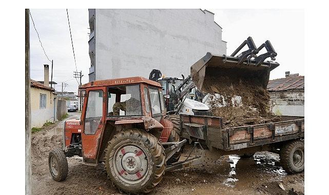 Burhaniye'de Saha Çalışmaları Aralıksız Sürüyor