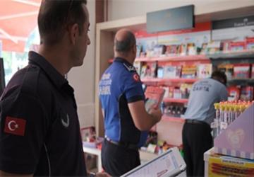Kantin ve kırtasiyecilerde hem hijyen hem de etiket kontrolü