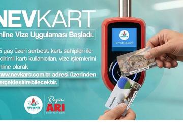 NEVKART Online Vize Uygulaması Başladı
