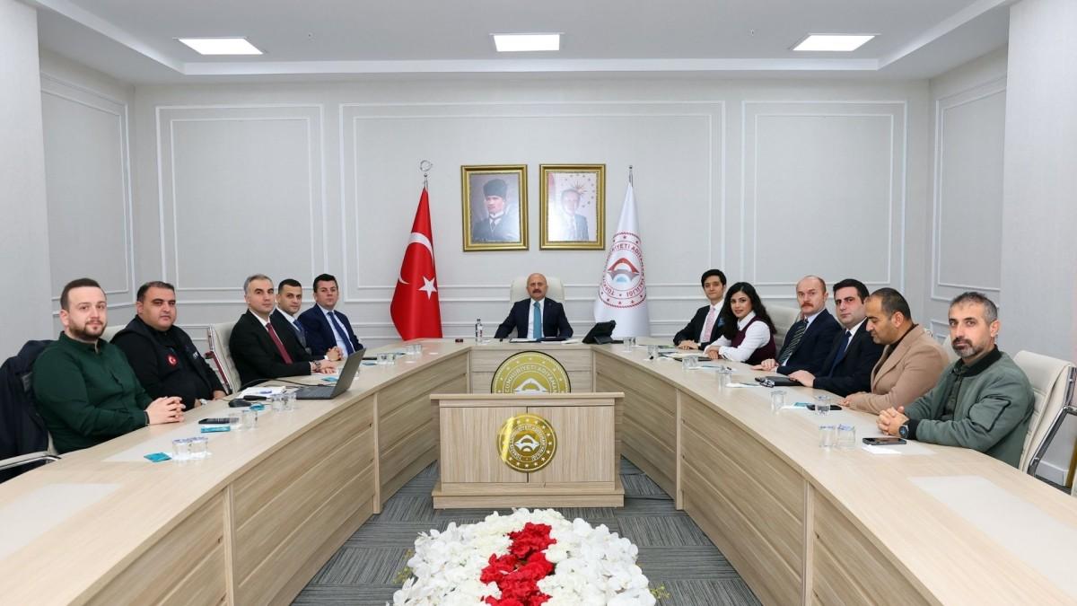 Adıyaman’da deprem sonrası çalışmalar masaya yatırıldı