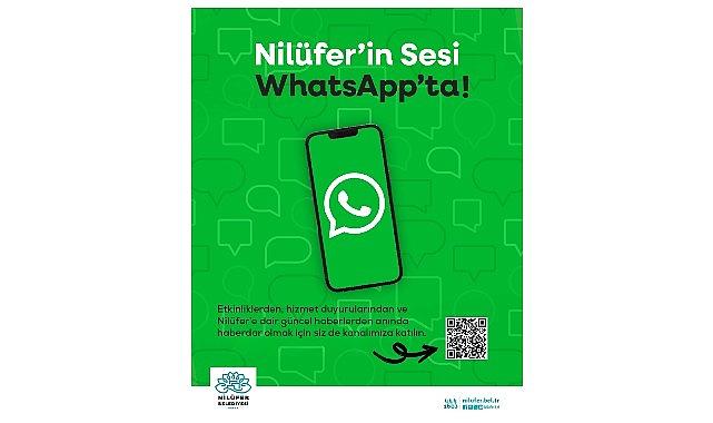 Nilüfer Belediyesi WhatsApp kanalı yayında