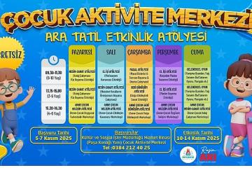 Nevşehir Belediyesi'nden Çocuklara Özel Ara Tatil Etkinlikleri